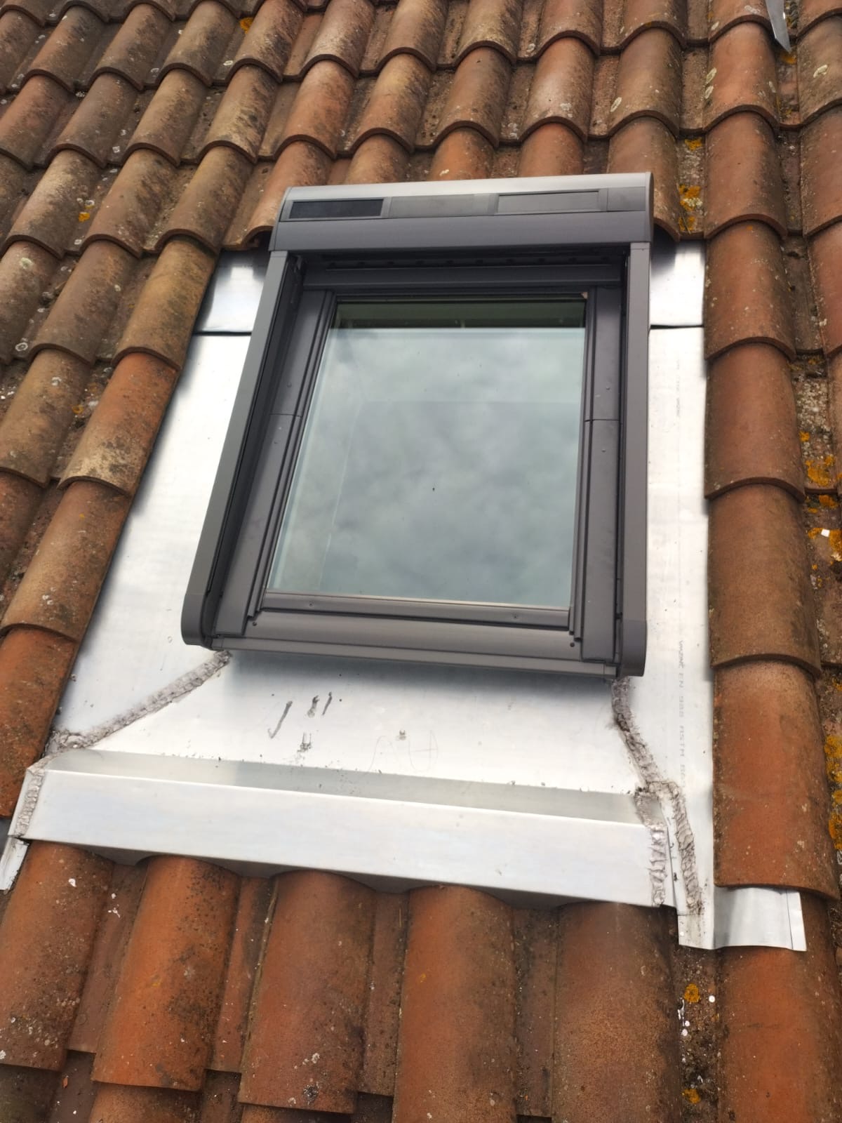 Installation fenêtre de toit